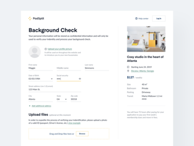 PadSplit:概述网站视觉标识身份Web Web应用程序仪表板概述成员资格社区出租房屋房间公寓物业管理租赁物业在线门户物业房地产产品设计